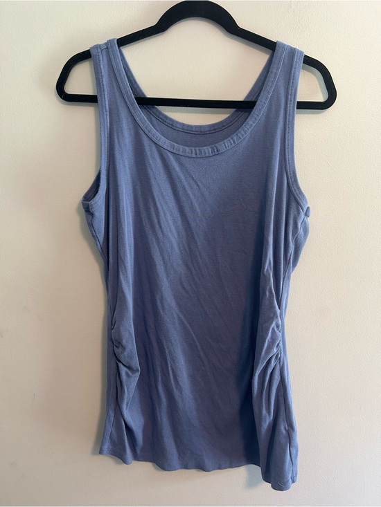 GAP Tops - Gap maternity large blue Sleeveless Tank Top